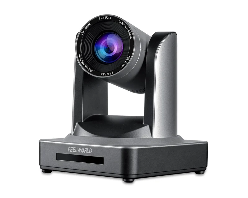 กล้อง PTZ อัจฉริยะ FEELWORLD POE12X ซูมแบบออปติคอล 12 เท่า รองรับ USB SDI HDMI IP สตรีมมิงสด 1080P@60fps รองรับ PoE