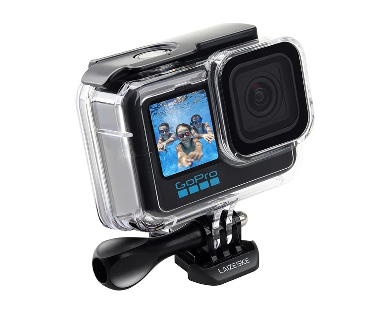 Boîtiers étanches LAIZESKE pour caméras GoPro Hero 12/Hero 11/Hero 10/Hero 9 Noir