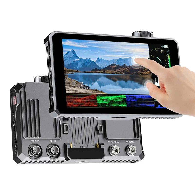 FEELWORLD SC6 จอมอนิเตอร์กล้อง DSLR แบบสัมผัส 6 นิ้ว ความสว่าง 1500 นิต อะลูมิเนียม สว่างสูง พร้อม 3G SDI 4K HDMI60Hz